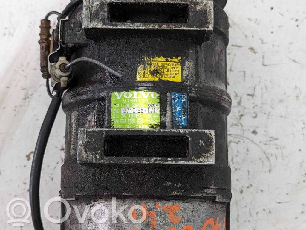 Air conditioning (A/C) compressor (pump)   9166103,971D257171,8602278,8602621