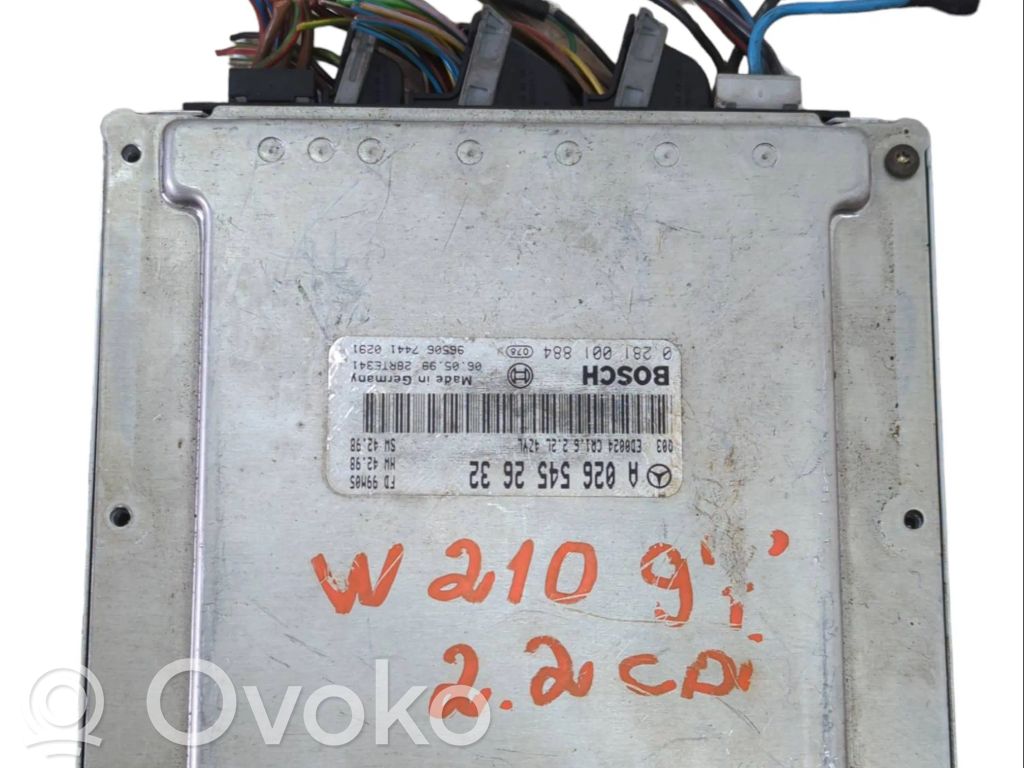 Engine control unit/module ECU   A0265452632,0281001884