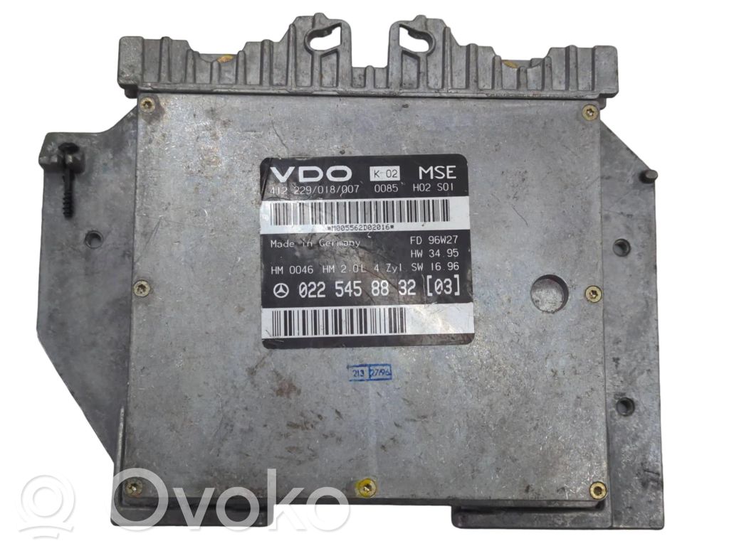 Mercedes-Benz E W210 Sterownik / Moduł ECU 