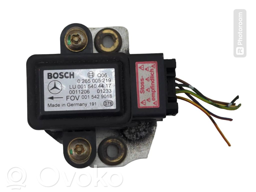 Mercedes-Benz A W168 Czujnik uderzenia Airbag 