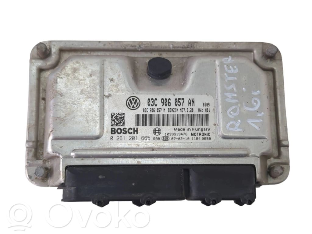 Skoda Roomster (5J) Engine control unit/module 