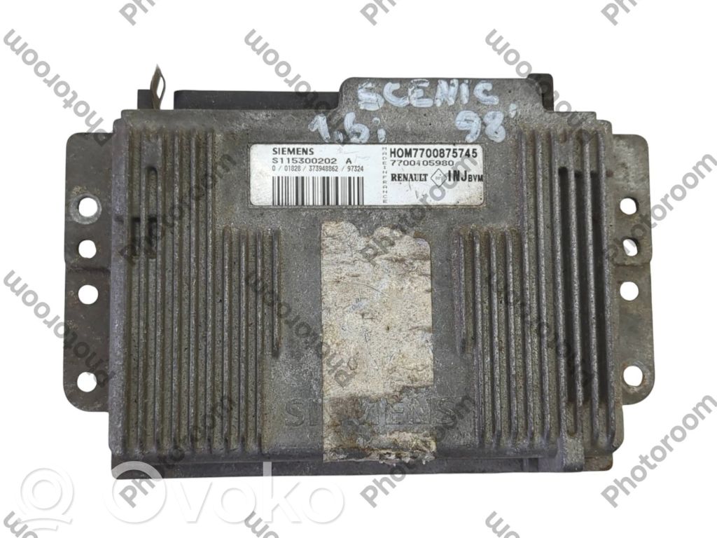 Engine control unit/module   7700875745,7700105980,S115300202A