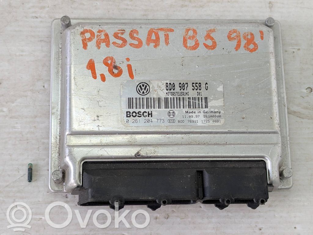 Engine control unit/module   8D0907558G,0261204773,26SA0000