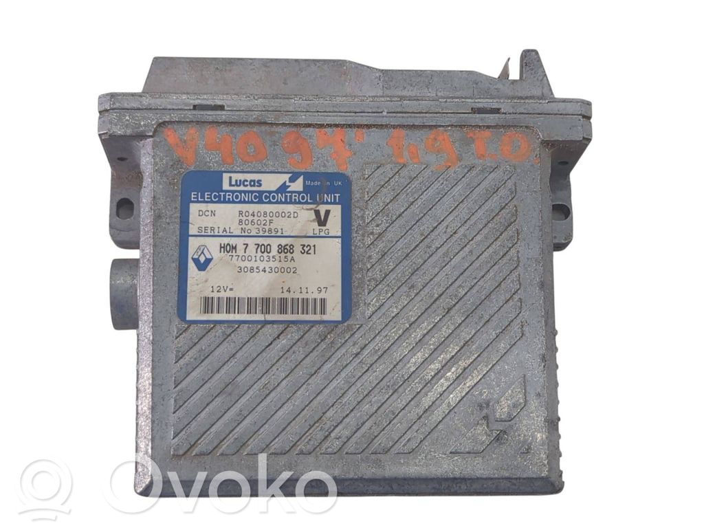 Volvo S40, V40 Engine control unit/module ECU 