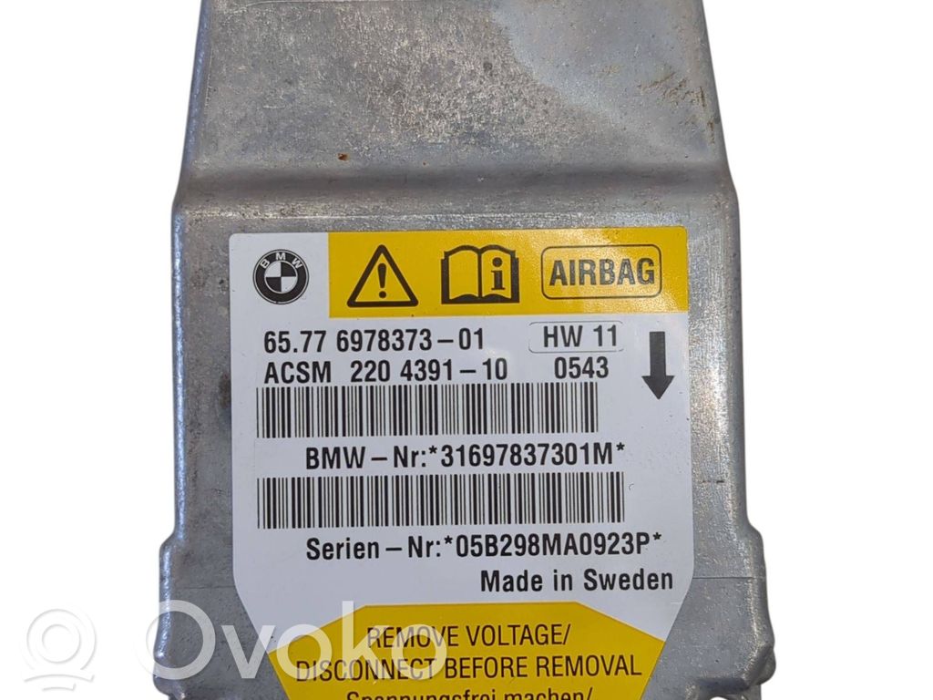 Module de contrôle airbag   697837301,6577697837301,220439110,05B298MA0923P,31697837301M
