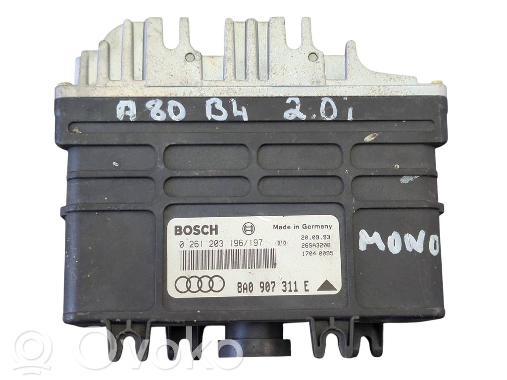 Engine control unit/module   8A0907311E,0261203196,0261203197,26SA3208
