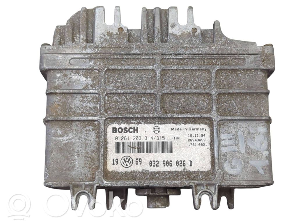 Engine control unit/module   032906026D,0261203314,0261203315,26SA3653