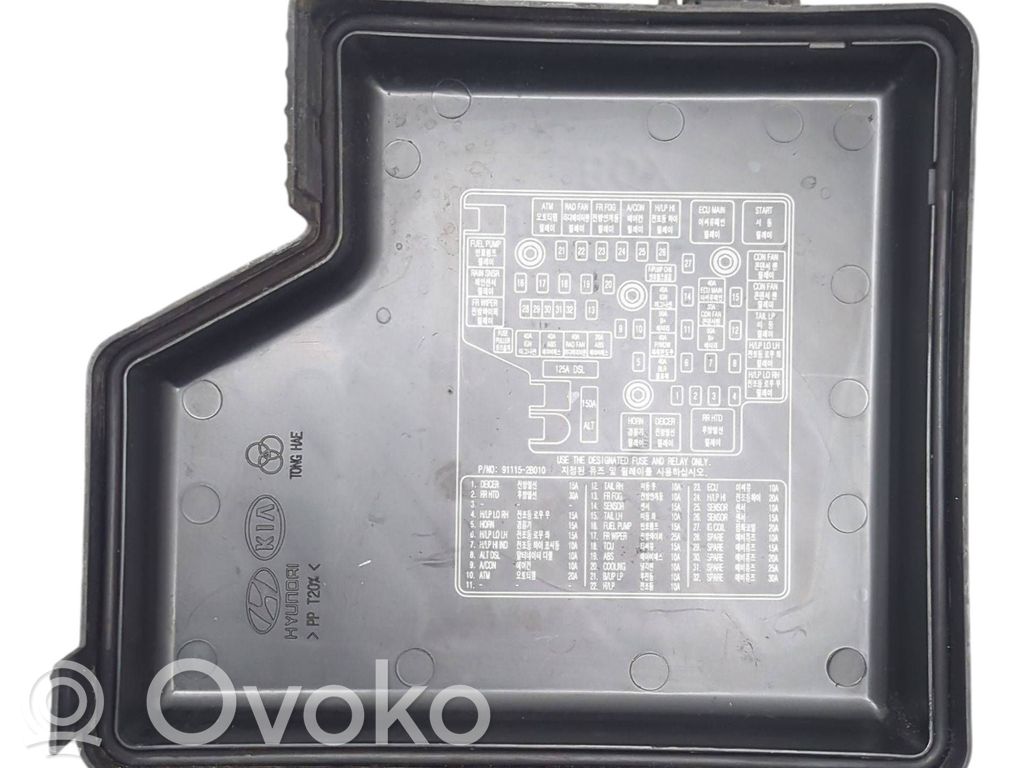 Hyundai Santa Fe Fuse box cover 