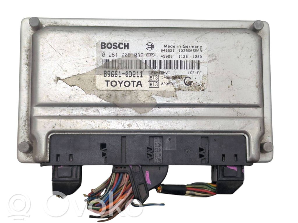 Engine control unit/module   896610D211,1039S05568,0261208036