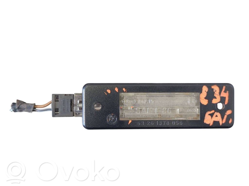 BMW 5 E34 Number plate light 