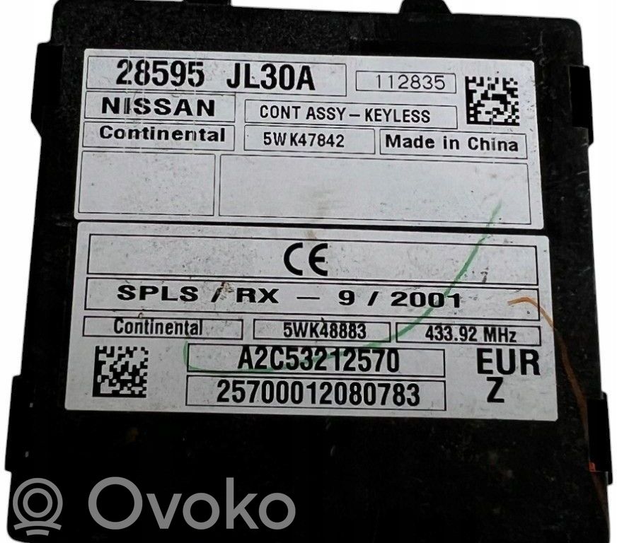 Infiniti QX70 S51 Speedometer control unit/module 