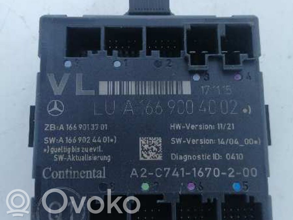 Mercedes-Benz A W176 Other control units/modules 