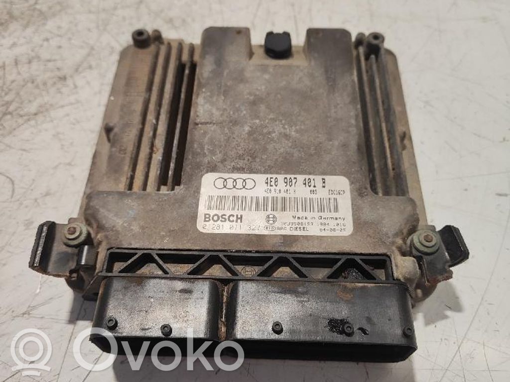 Audi A8 S8 D3 4E Unitate/modul de control motor 