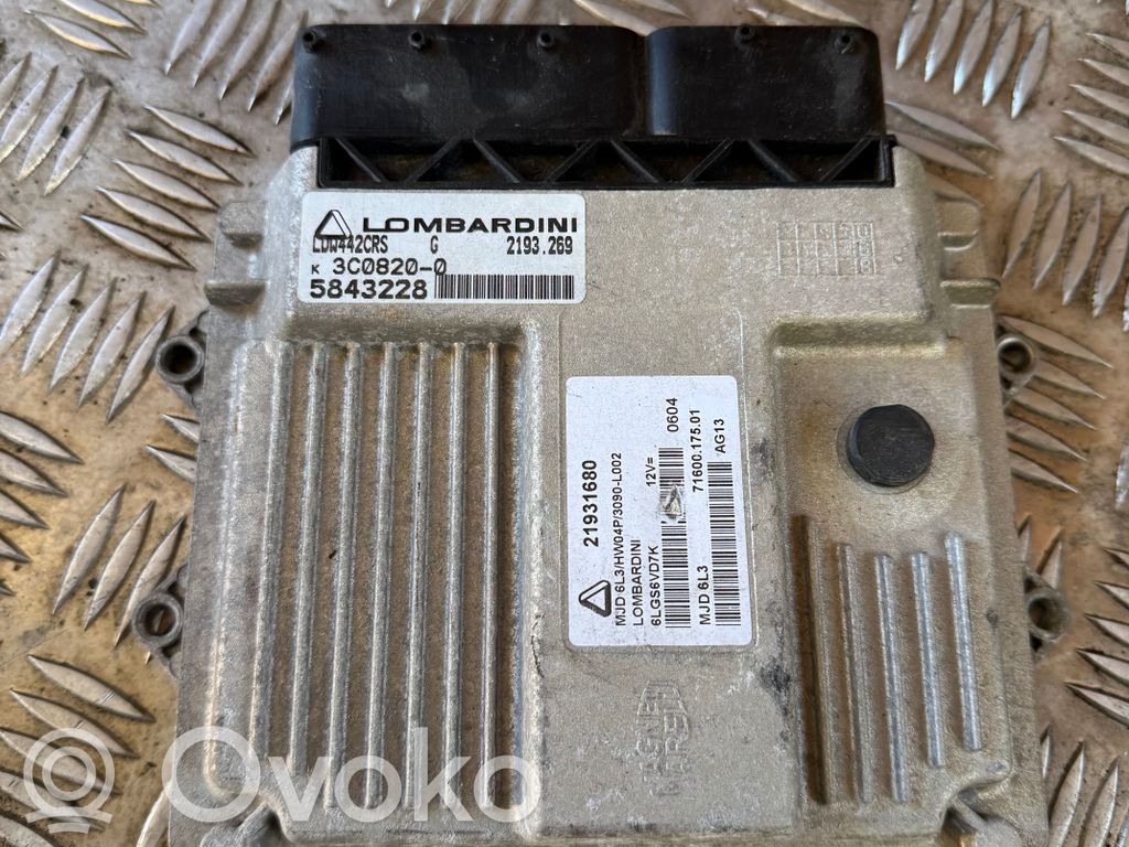 Engine control unit/module   21931680,7160017501,6LGS6VD7K