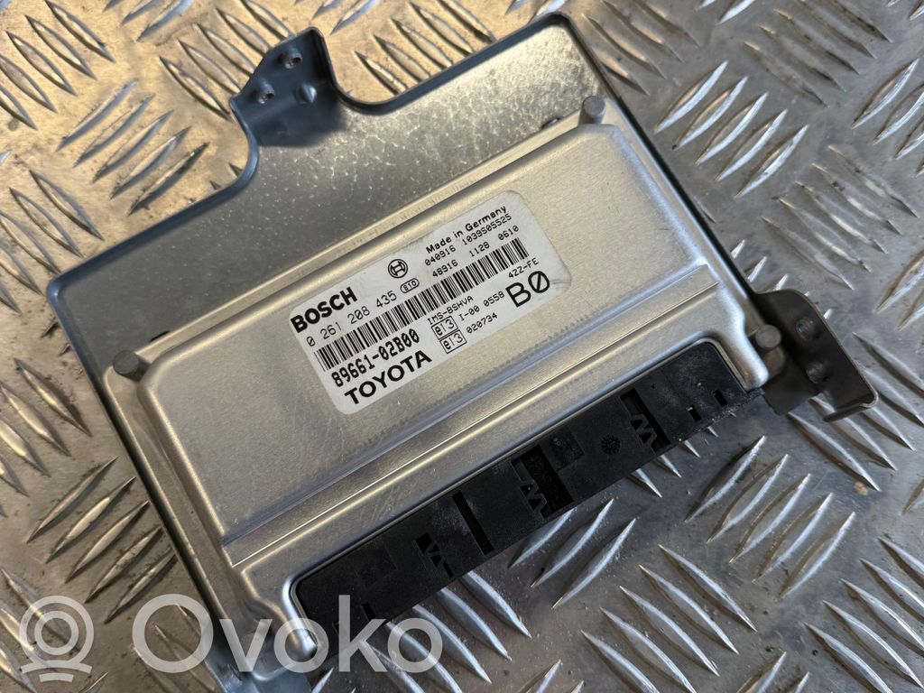 Toyota Corolla E120 E130 Komputer / Sterownik ECU i komplet kluczy 
