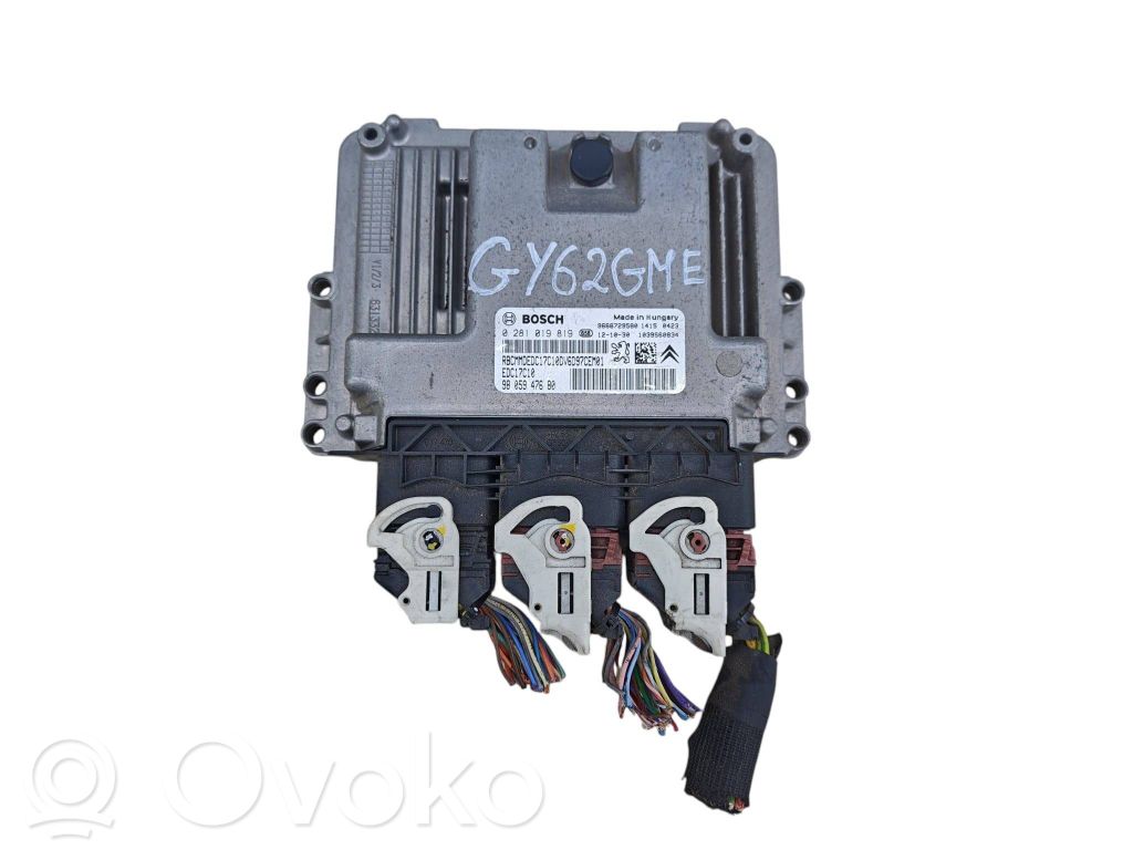 Engine control unit/module   0281019819,9805947680,9666729580