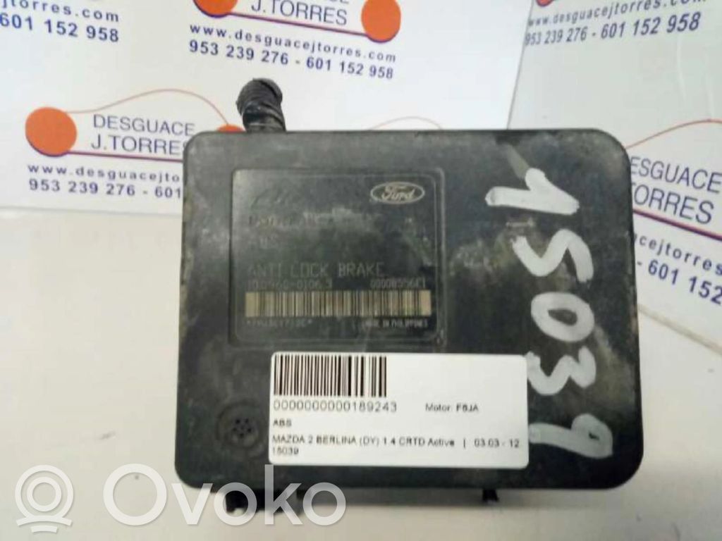 Mazda 2 Блок ABS 