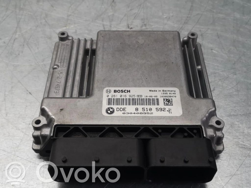 BMW 1 E81 E87 Unité de commande, module ECU de moteur 