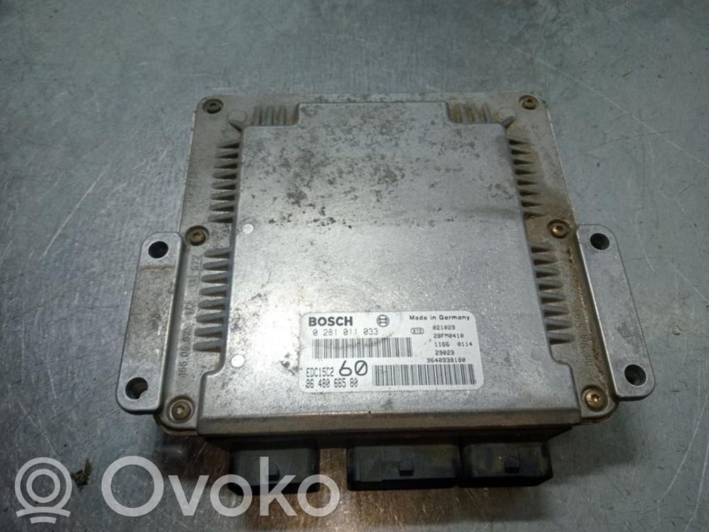 Peugeot 207 Engine control unit/module ECU 
