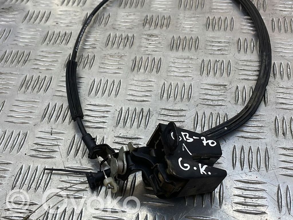 Volkswagen Caddy Aizmugurējā pārsega slēdzene 