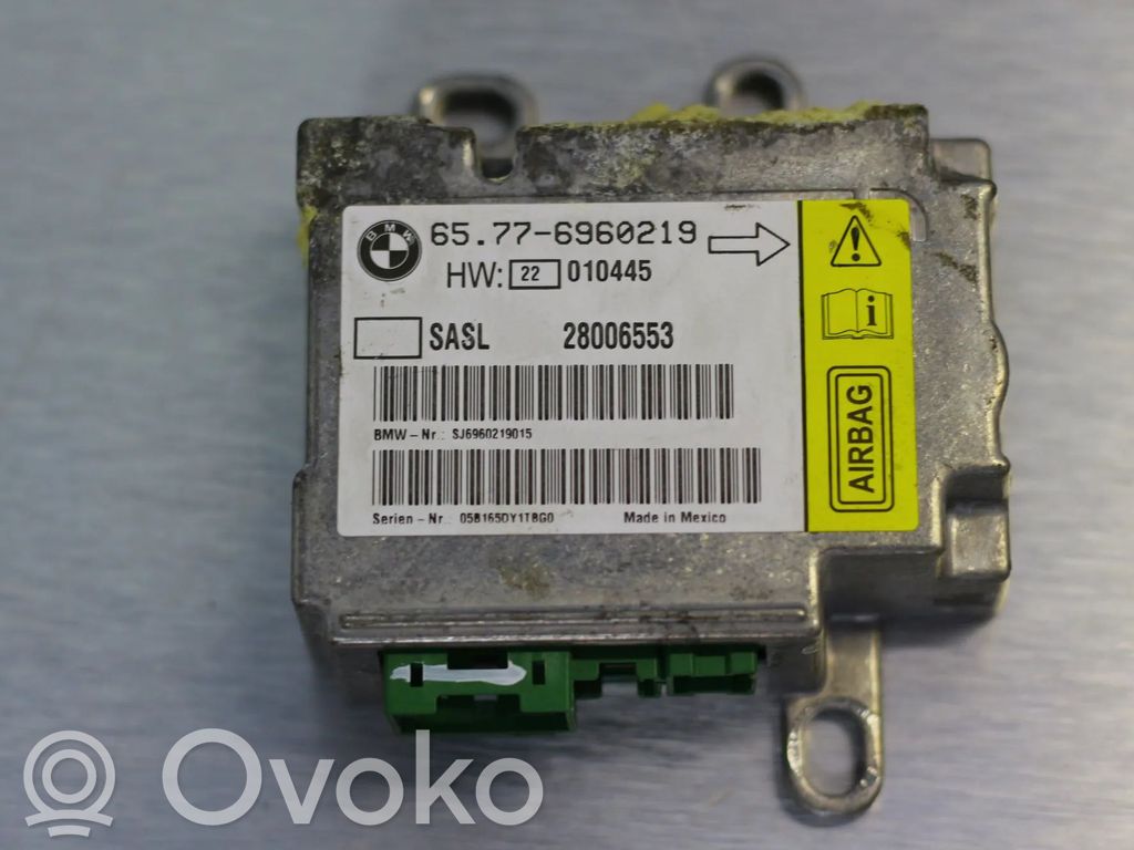 BMW 7 E65 E66 Unidad de control/módulo del Airbag 