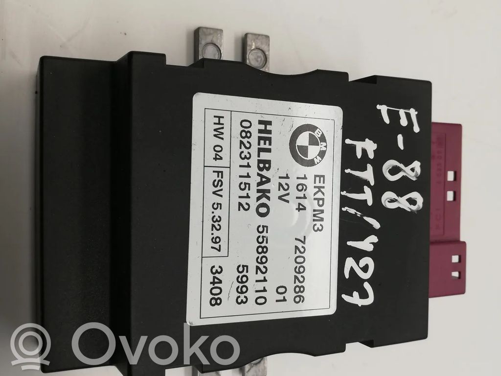 BMW 1 E82 E88 Fuel injection pump control unit/module 