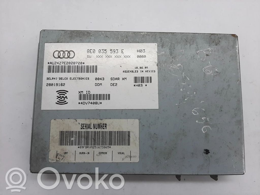 Audi A4 S4 B7 8E 8H Autres dispositifs 