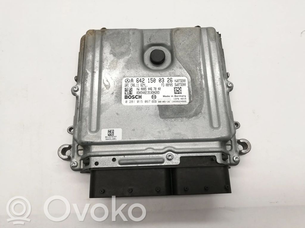 Mercedes-Benz C W204 Engine control unit/module 