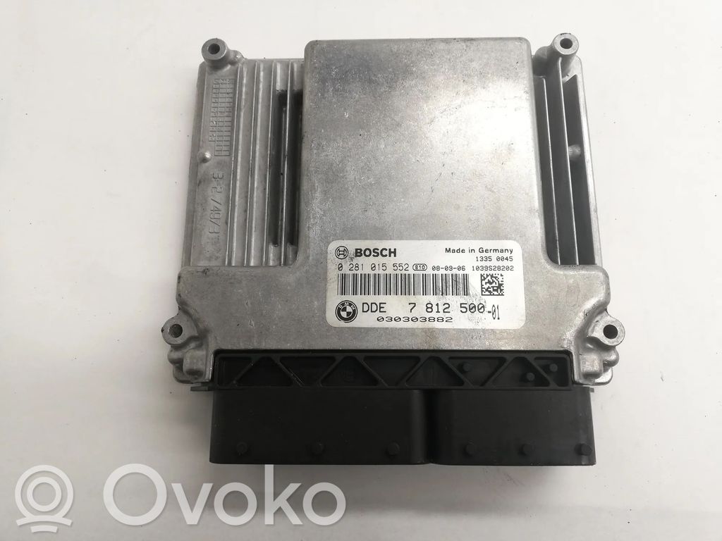 BMW 5 E60 E61 Unidad de control/módulo del motor 