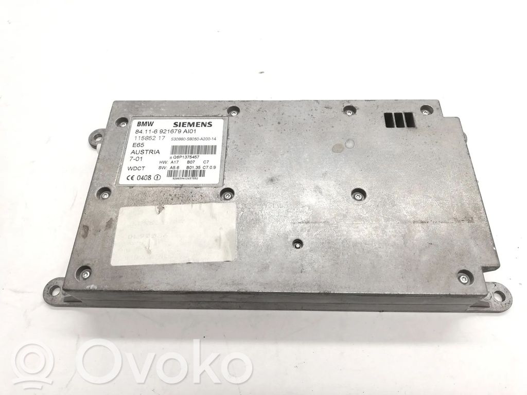 BMW 7 E65 E66 Tālruņa vadības bloks 