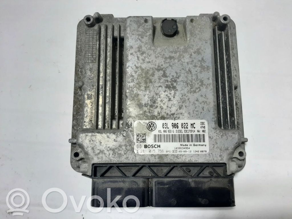 Volkswagen Golf VI Engine control unit/module 