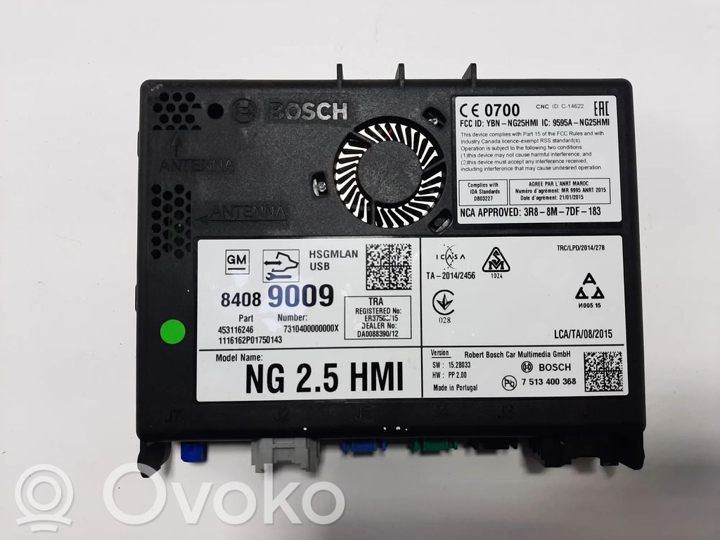 Opel Insignia A GPS navigation control unit/module 