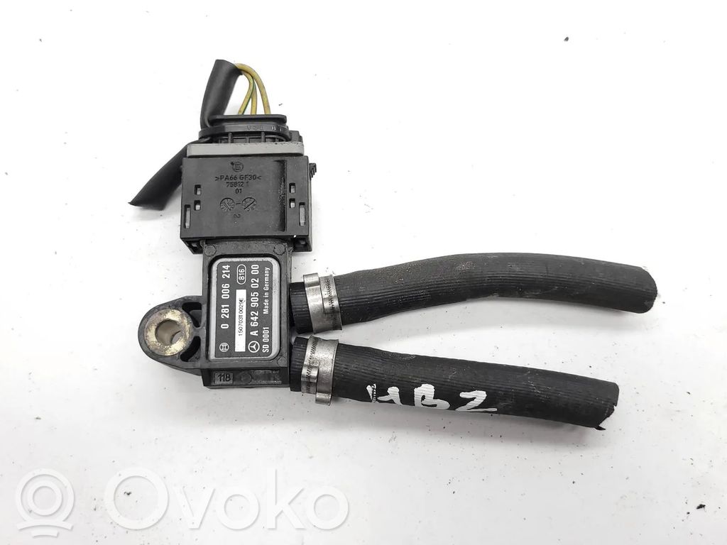 Mercedes-Benz A W176 Senzor presiune gaze evacuare 