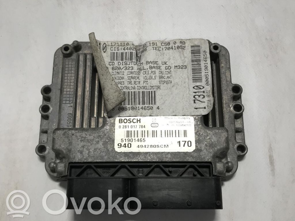 Engine control unit/module ECU   51901465,51901465