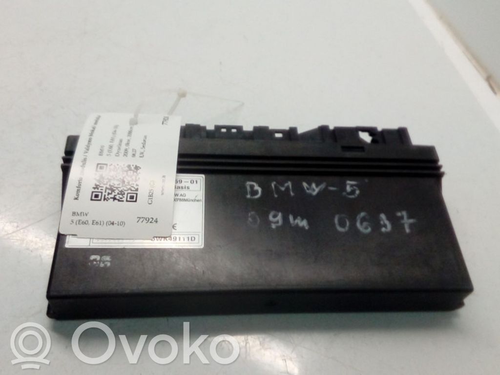 BMW 5 E60 E61 Komforta modulis 