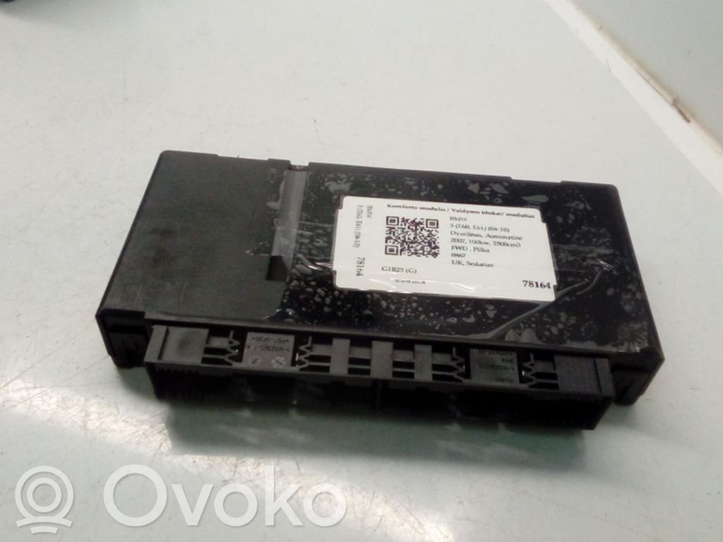 BMW 5 E60 E61 Komforto modulis 