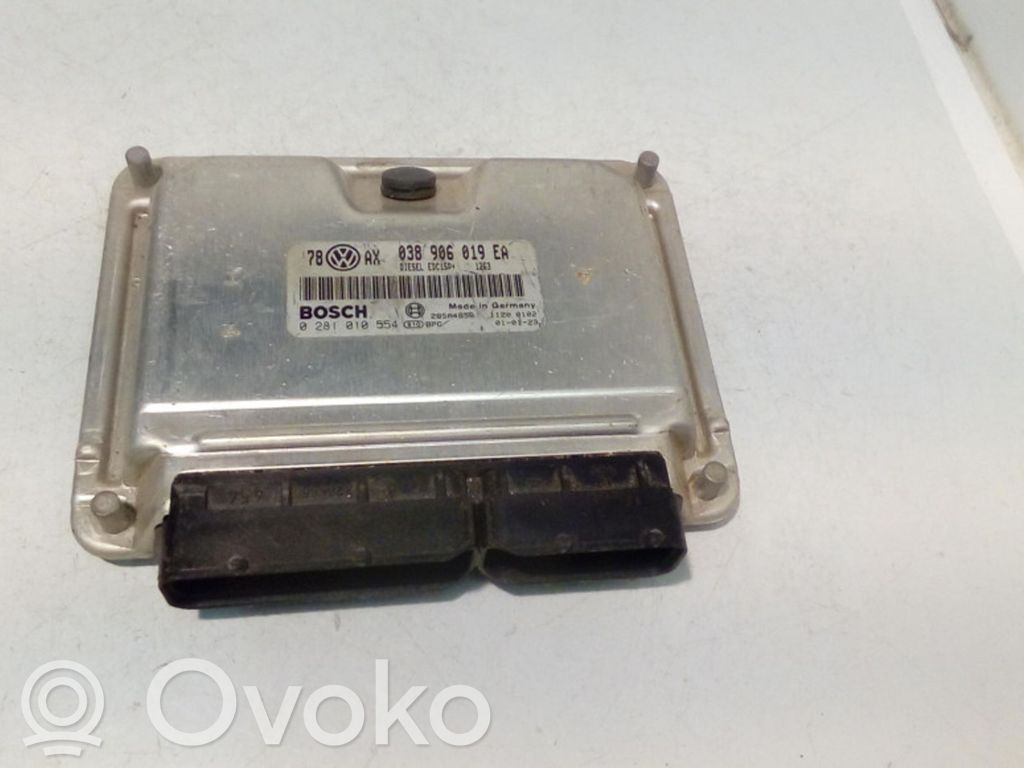Engine control unit/module   038906019EA,0281010554