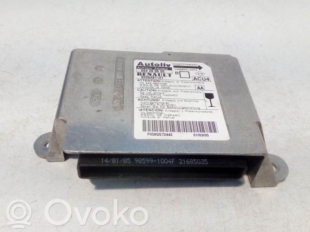 Renault Megane II Airbag control unit/module 