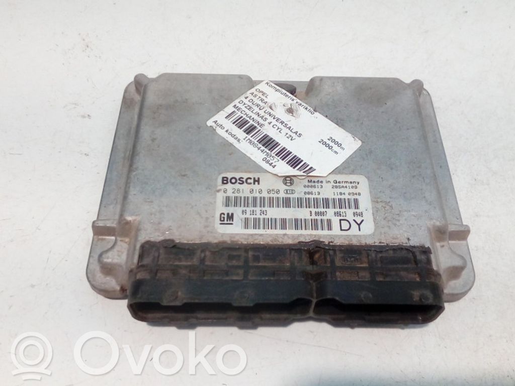Opel Astra G Engine control unit/module 