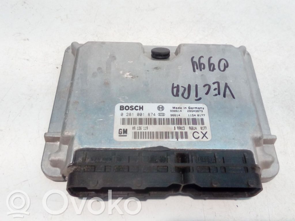 Opel Vectra B Engine control unit/module 