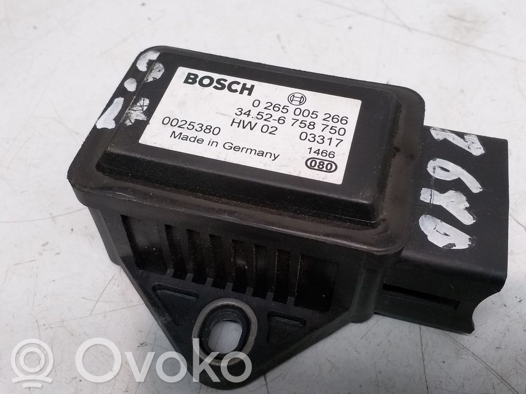 BMW 5 E60 E61 ESP acceleration yaw rate sensor 