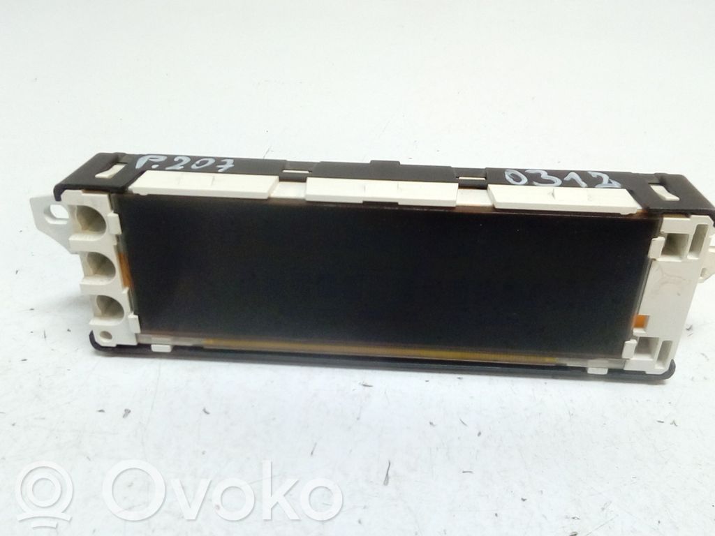 Peugeot 207 Screen/display/small screen 