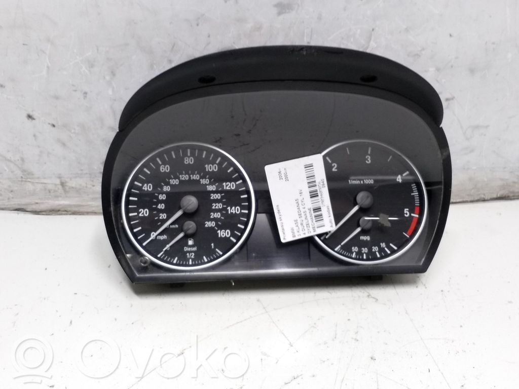 BMW 3 E90 E91 Speedometer (instrument cluster) 