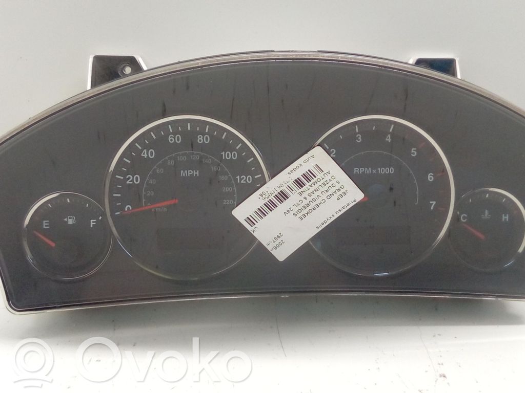 Jeep Grand Cherokee (WK) Velocímetro (tablero de instrumentos) 