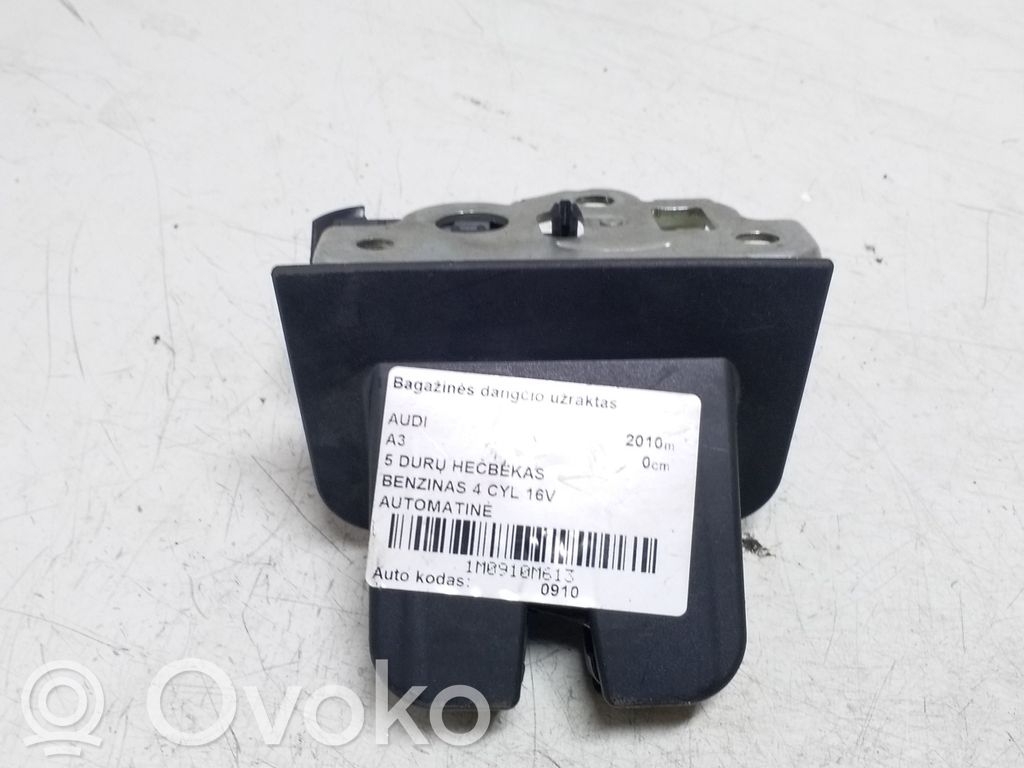 Audi A3 S3 8P Blocco/chiusura/serratura del portellone posteriore/bagagliaio