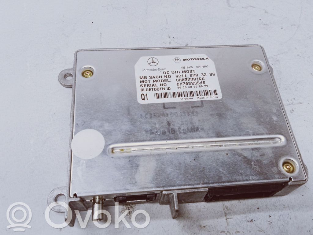 Unidad de control/módulo de bluetooth   A2118703226,DM70523545