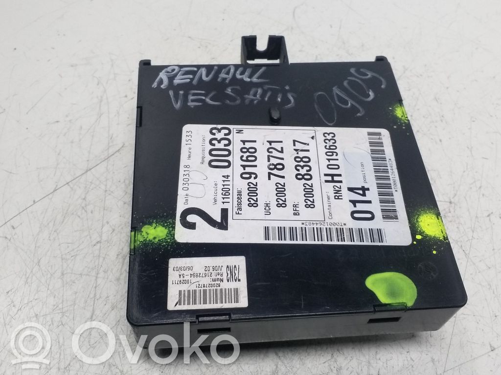 Renault Vel Satis Mukavuusmoduuli 