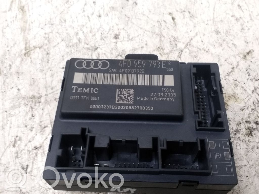 Unité de commande module de porte   4F0959793E