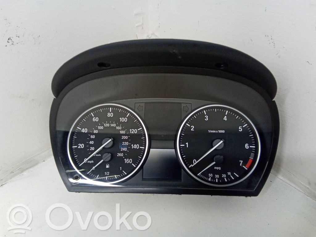 BMW 3 E90 E91 Speedometer (instrument cluster) 