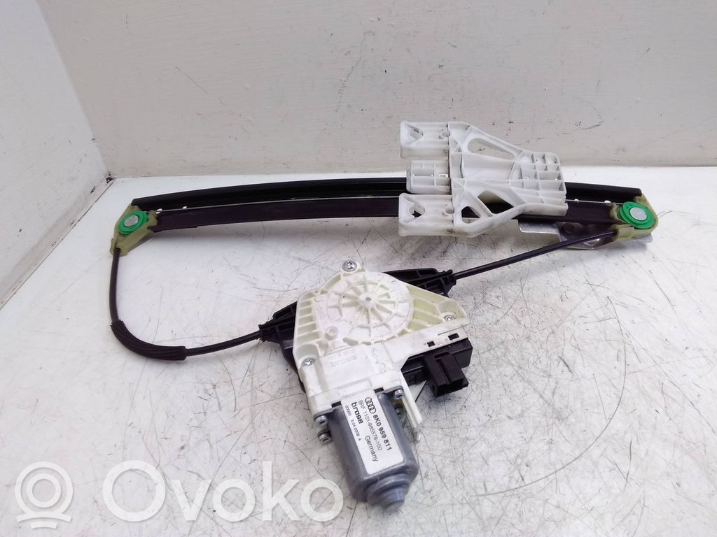 Audi A4 S4 B8 8K Regulador de puerta trasera con motor